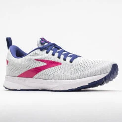 Brooks Revel 5 Women's White/Navy/Pink -Fashion Sneaker Store 047265 5