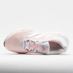 Adidas Solar Glide 5 Women's White/Silver Metallic/Light Flash Orange -Fashion Sneaker Store 047547 2