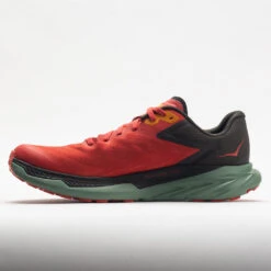 HOKA Zinal Men's Fiesta/Black Olive -Fashion Sneaker Store 048575 1