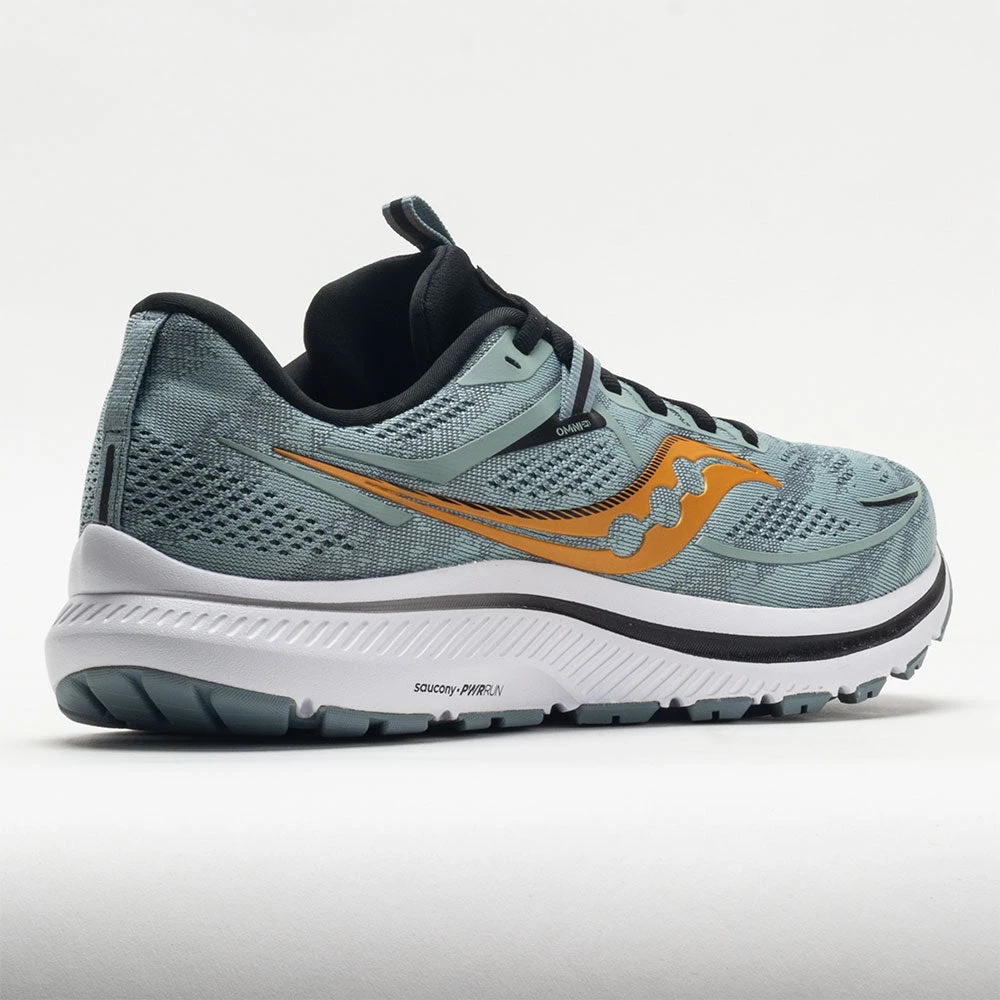Saucony Omni 21 Men's Slate/Black 8 Saucony Omni 21 Men's Slate/Black - Image 6