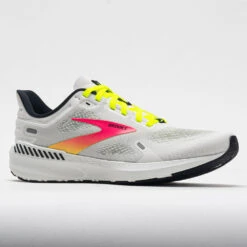 Brooks Launch GTS 9 Men's White/Pink/Nightlife -Fashion Sneaker Store 048977 5