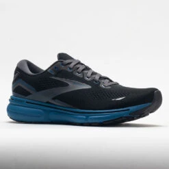 Brooks Ghost 15 Men's Black/Blackeded Pearl/Blue -Fashion Sneaker Store 048996 5