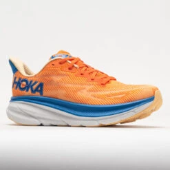 HOKA Clifton 9 Men's Vibrant Orange/Impala -Fashion Sneaker Store 049211 5