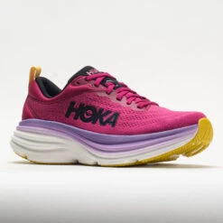 HOKA Bondi 8 Women's Cherries Jubilee/Pink Yarrow -Fashion Sneaker Store 049224 5
