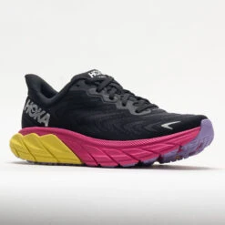 HOKA Arahi 6 Women's Black/Pink Yarrow -Fashion Sneaker Store 049237 5