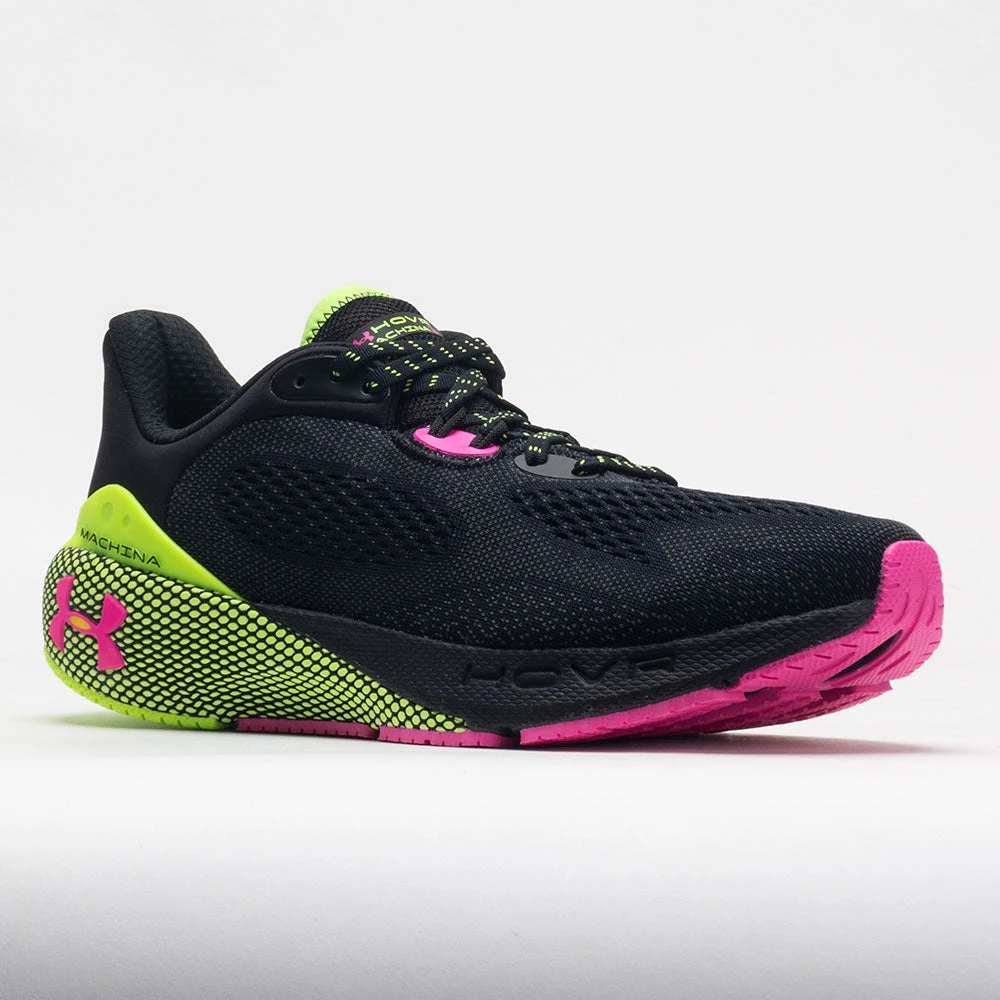 Under Armour HOVR Machina 3 Men's Black/Lime Surge/Rebel Pink 7 Under Armour HOVR Machina 3 Men's Black/Lime Surge/Rebel Pink - Image 5
