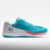 Wilson Rush Pro Ace Women's Scuba Blue/White/Fiery Coral -Fashion Sneaker Store 116763 3