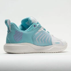 K-Swiss Ultrashot Team Women's Brilliant White/Angel Blue/Sheer Lilac -Fashion Sneaker Store 116903 6
