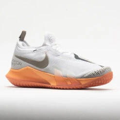 Nike React Vapor NXT Men's White/Khaki/Light Bone/Orange Trance -Fashion Sneaker Store 116991 5