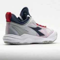 Diadora Blushield Fly 4+ Men's White/Blue Corsair/Fiery Red 13 Diadora Blushield Fly 4+ Men's White/Blue Corsair/Fiery Red -Fashion Sneaker Store 117031 6