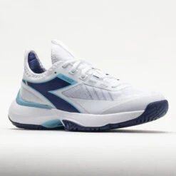 Diadora Finale AG Women's White/Blue Print -Fashion Sneaker Store 117033 5