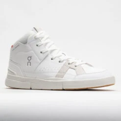 On Running On The Roger Clubhouse Mid Men's White/Sand -Fashion Sneaker Store 117230 5