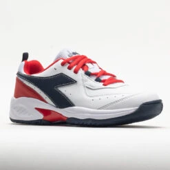 Diadora Challenge 5 SL Junior White/Blue Corsair/Fiery Red 12 Diadora Challenge 5 SL Junior White/Blue Corsair/Fiery Red -Fashion Sneaker Store 121359 5