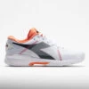 Diadora Trofeo AG Pickleball Women's White/Black/Vermillion Orange 2 Diadora Trofeo AG Pickleball Women's White/Black/Vermillion Orange -Fashion Sneaker Store 370024 3