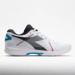 Diadora Trofeo AG Pickleball Men's White/Black/Blue Jewel