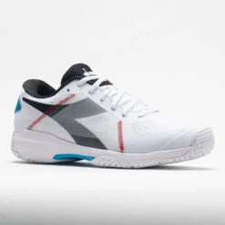 Diadora Trofeo AG Pickleball Men's White/Black/Blue Jewel 12 Diadora Trofeo AG Pickleball Men's White/Black/Blue Jewel -Fashion Sneaker Store 370025 5