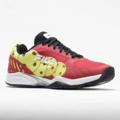 Fila Volley Zone Men's Fila Red/Black/Safety Yellow -Fashion Sneaker Store 370034 5