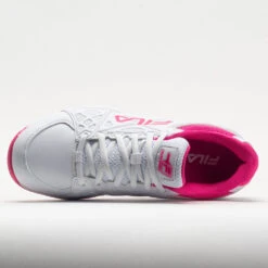 Fila Double Bounce 3 Women's White/White/Pink Glo -Fashion Sneaker Store 370042 2