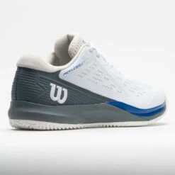 Wilson Rush Pro Ace Pickler Men's White/Stormy Weather/Classic Blue -Fashion Sneaker Store 370046 6