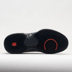 K-Swiss Express Light Pickleball Men's Steel Gray/Jet Black/Orange -Fashion Sneaker Store 370084 4