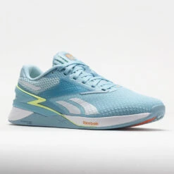 Reebok Nano X3 Women's Blue Pearl/Energy Glow/Peach Fuzz -Fashion Sneaker Store 561901 5