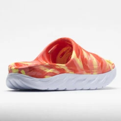 HOKA Ora Recovery Slide Swirl Unisex Yellow Pear/Fiesta -Fashion Sneaker Store 570558 6