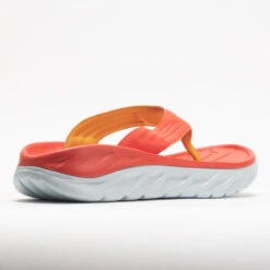 Hoka One One Ora Recovery Flip Men's Fiesta/Amber Yellow -Fashion Sneaker Store 570590 6