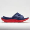 HOKA Ora Slide 3 Unisex Bellwether Blue/Red Alert -Fashion Sneaker Store 570614 3