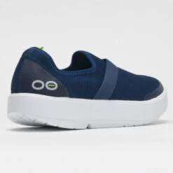 OOFOS OOmg Low Women's White/Navy -Fashion Sneaker Store 631140 6