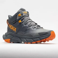 HOKA Trail Code GTX Men's Castlerock/Persimmon Orange -Fashion Sneaker Store 631237 5
