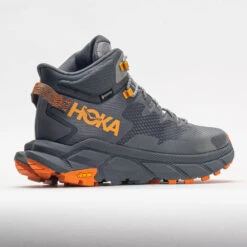 HOKA Trail Code GTX Men's Castlerock/Persimmon Orange -Fashion Sneaker Store 631237 6