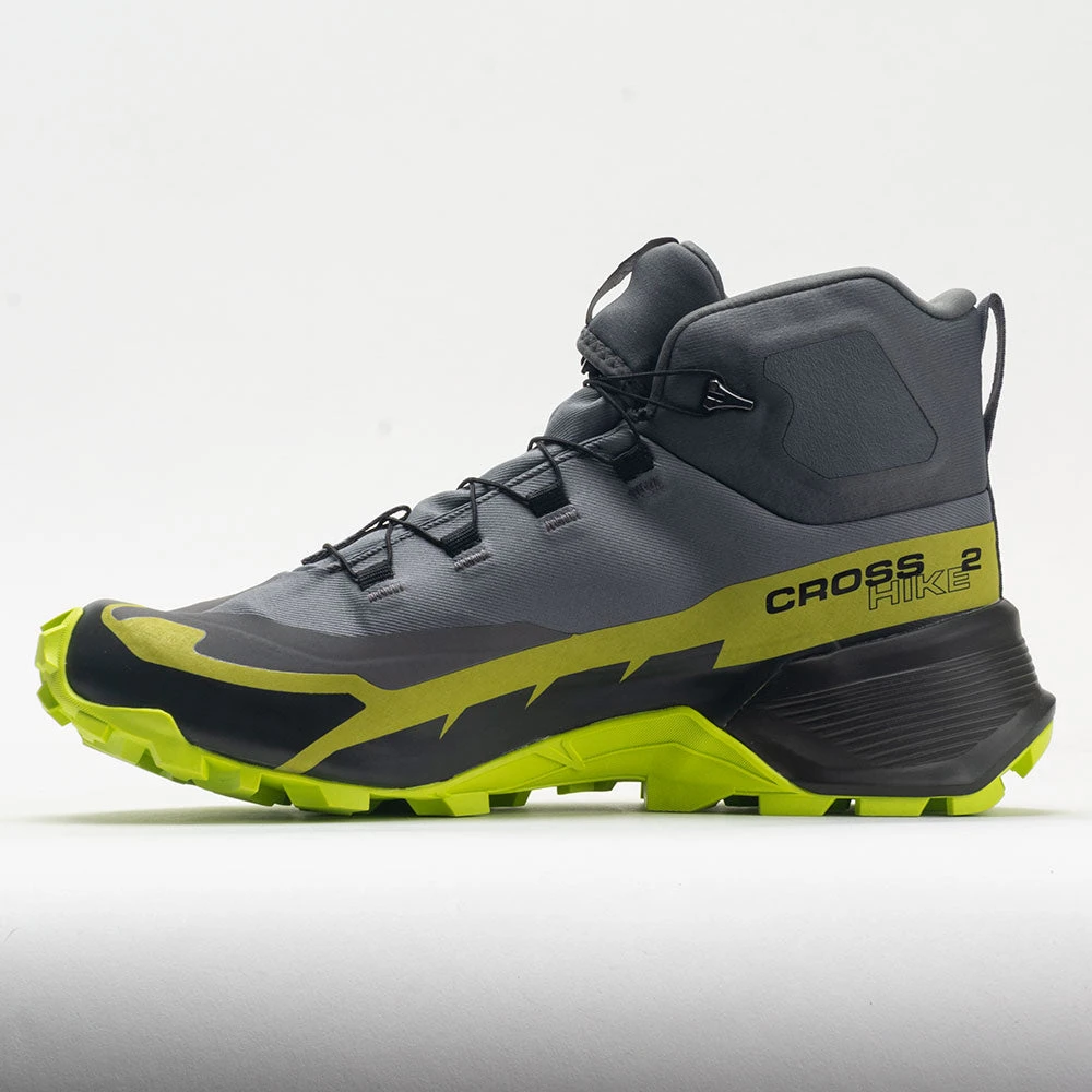 Salomon Cross Hike 2 Mid GTX Men's Quiet Shade/Acid Lime 4 Salomon Cross Hike 2 Mid GTX Men's Quiet Shade/Acid Lime - Image 2