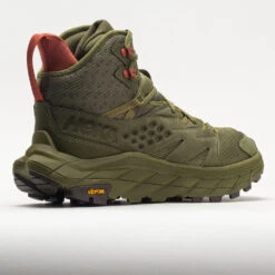 HOKA Anacapa Breeze Mid Men's Avocado/Burnt Ochre -Fashion Sneaker Store 631389 6